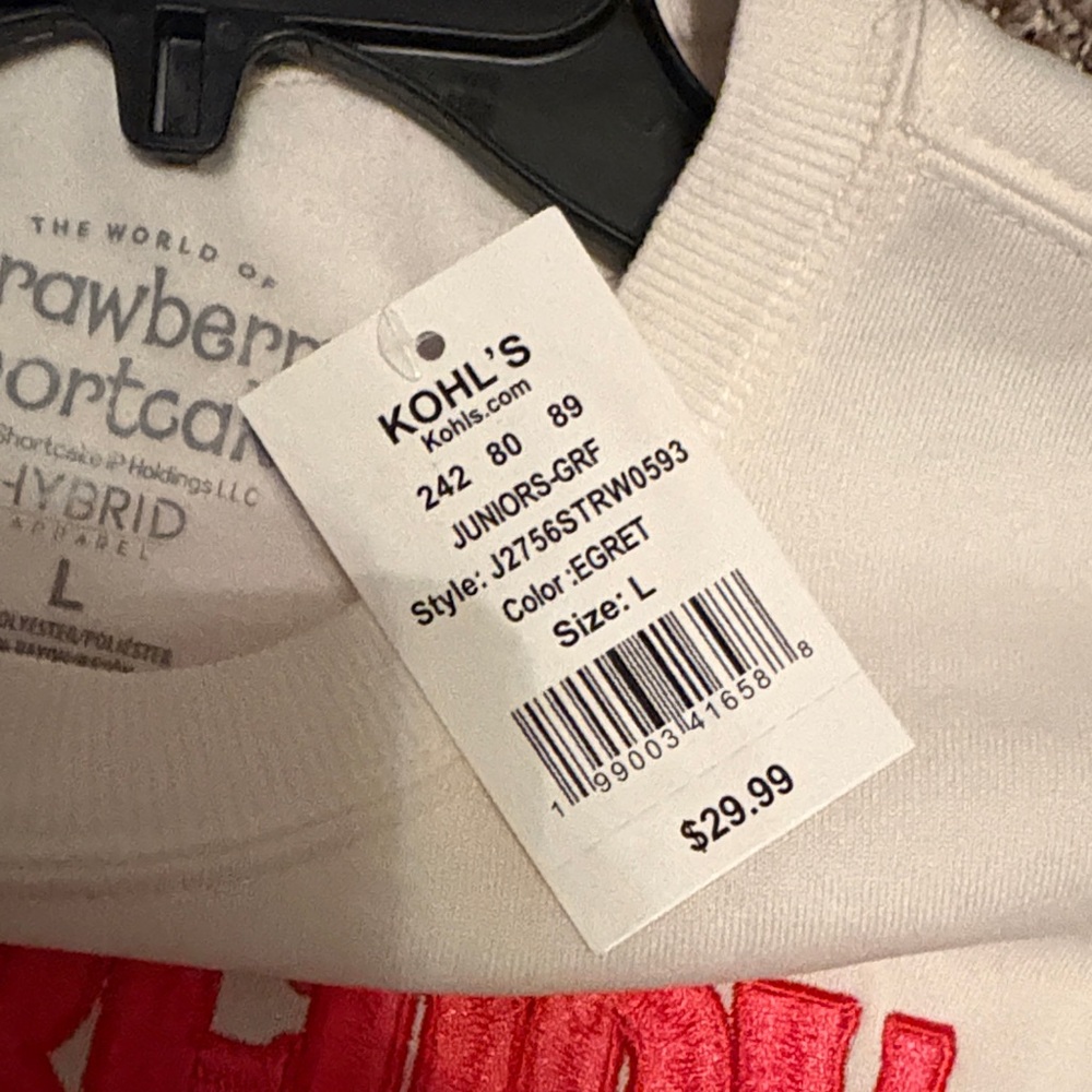 Strawberry Shortcake Markets White Sweatshirt - Picture 4 of 4